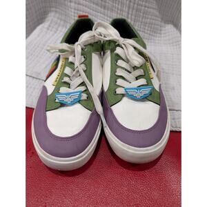 Toy Story Buzz Lightyear Men's Lace Up Sneaker Shoes Disney Size 9 Ground Up